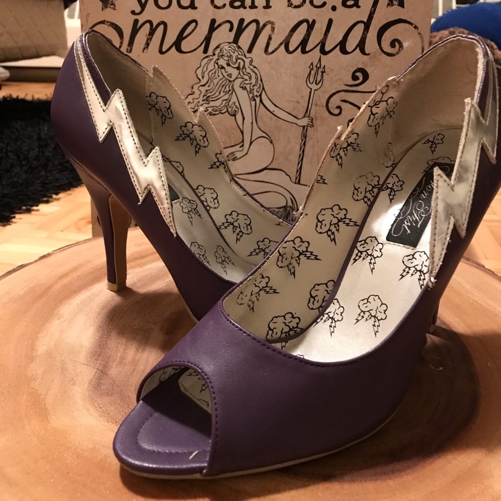 Iron fist Lightening bolt heels